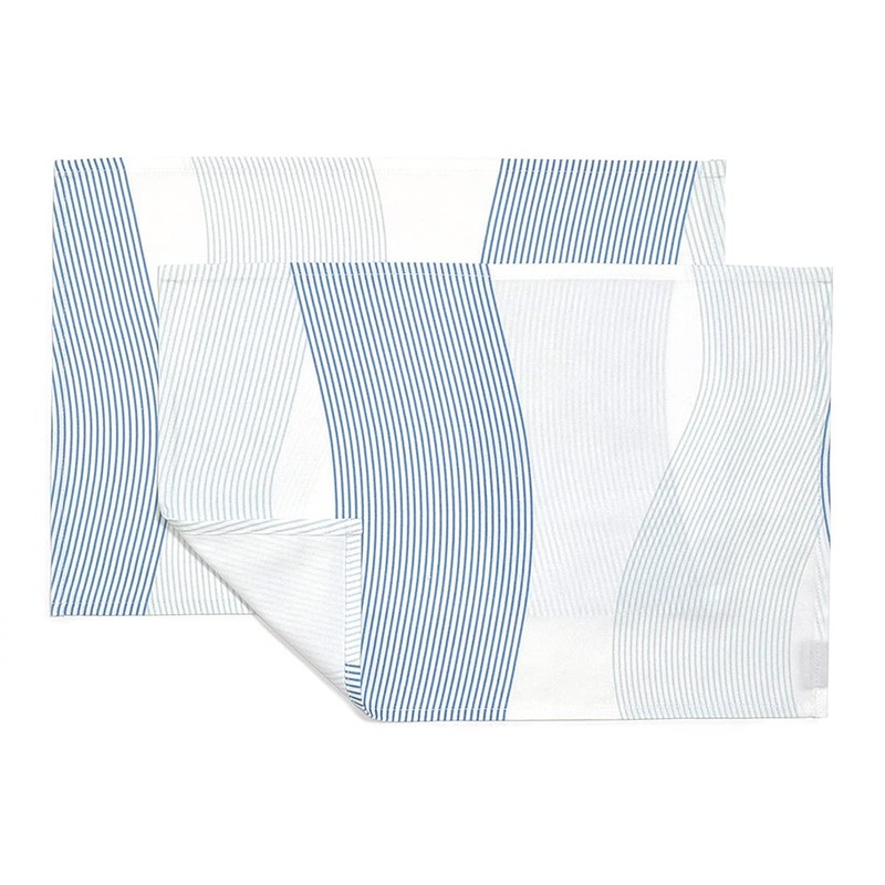 Style Decor W2800100 Placemat, 100% Cotton, Set of 2, Washable,