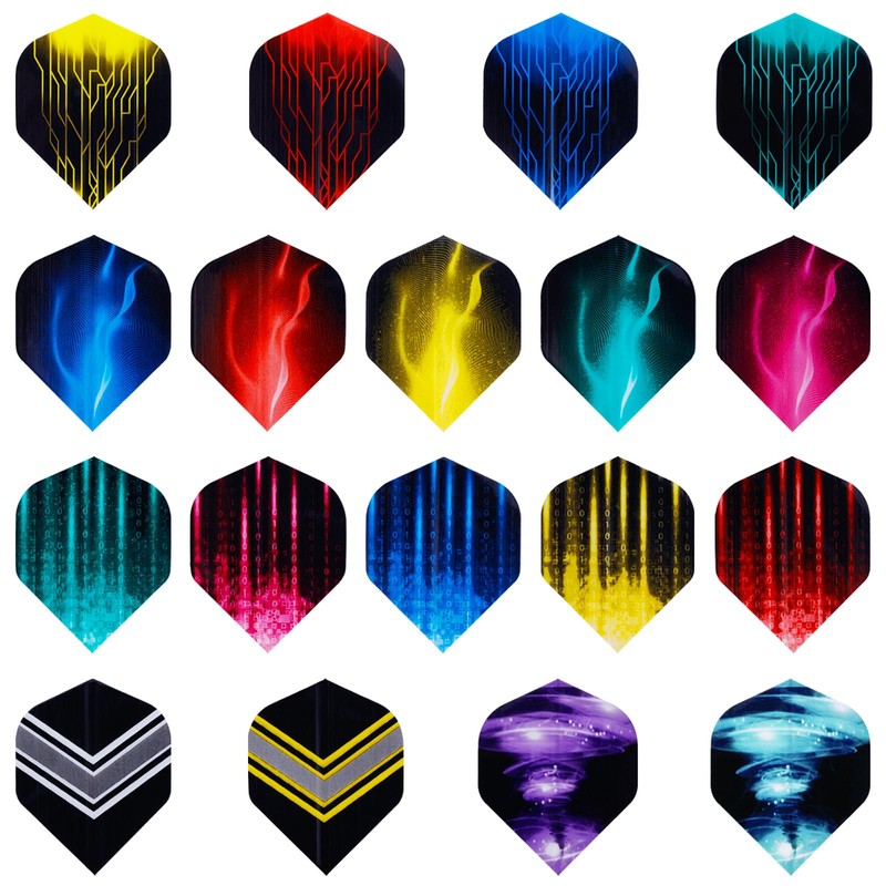 Deetenks 90PCS Dart Flights 18 Sets Durable Standard Dart Flights