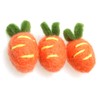 HJ Garden 5pcs Wool Felting Carrots, Home Decoration Ornament Gift,