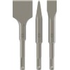 Bosch 2608690180 3-Piece SDS-Plus Stubby Chisel Set, Grey, 140 mm