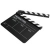 30x25CM Acrylic Clapperboard Director Professional Movie Film Action Clap Photography