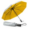 TechRise Umbrella Windproof Travel Umbrella: 10 Ribs Automatic Compact Strong