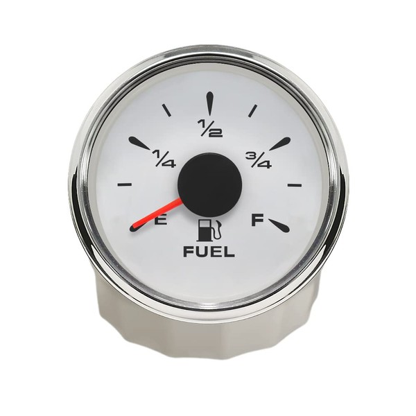 ELING Fuel Level Gauge Meter 0-190ohm 240-33ohm Signal 2" with 8 Backlights