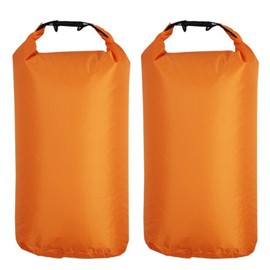 FIBOUND Pack of 2 Dry Bags, Lightweight Dry Bags, Waterproof Pack Sack, Outdoor Waterproof Bag, Lightweight Airtight Pack Sack for Water Sports, Hiking, Camping (Orange 8L), orange, Laptop trolley