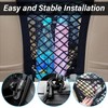 Kewucn 2 Layers Car Mesh Organizer, Two-Side Elasticity Auto Seat