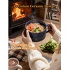 Gomakren Extra Large Soup Bowl with Handle, 39 Ounces Microwave