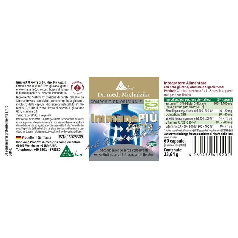ImmunPLUS forte according to Dr. Michalzik Immune Strengthening - No