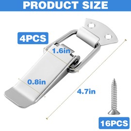 HINGTAI 4 Pcs Sofa Connection Set Sectional Couch Connectors, Furniture Connectors Tool, Couch Connector for Sectional, Sectional Connectors Modular Straps Tool for Connecting Sectional Sofas