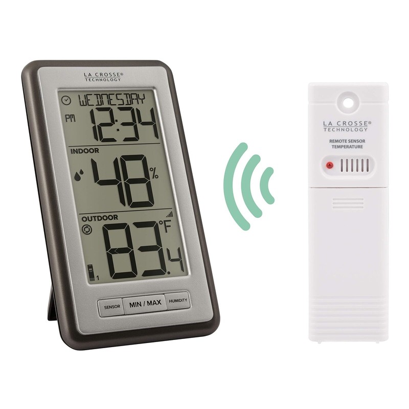 La Crosse Technology WS-9160UV3 Digital Indoor Outdoor Thermometer Wireless -...