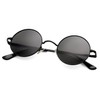 COASION Round Sunglasses Mens Womens Polarized Retro Circle Glasses with