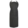 Black Apron - Unisex Adjustable Bib Apron Washable Pocket, Cooking