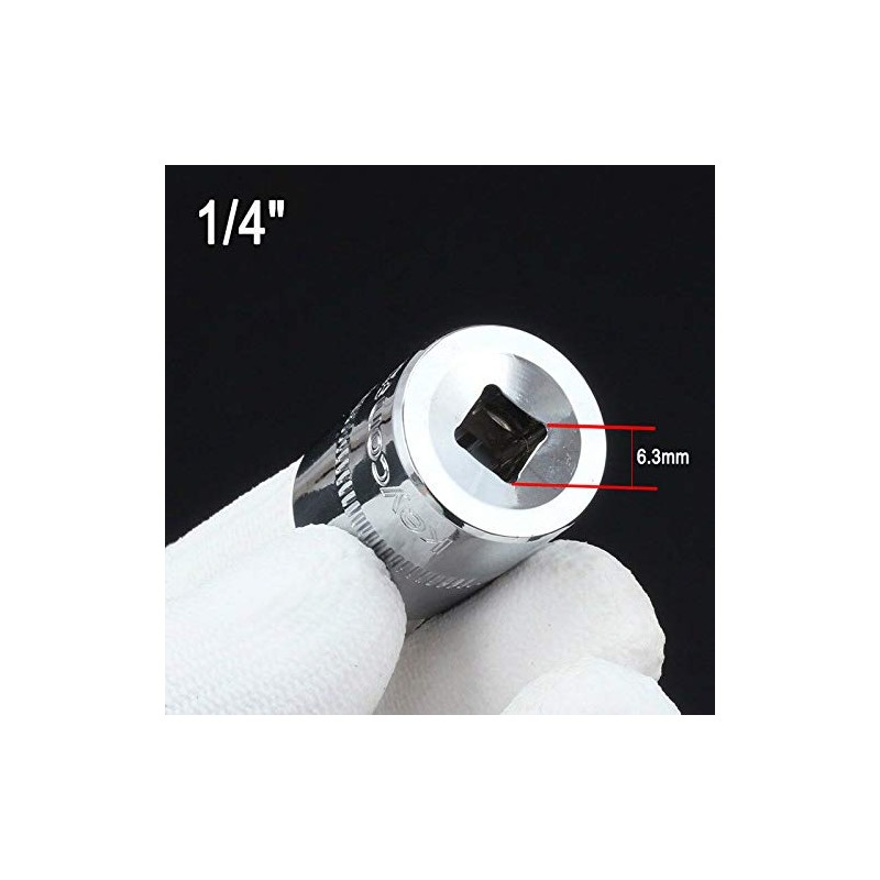 POWERTOOL Drive Socket Adapter 1/4" Hex Shank Socket Adapter Screwdriver