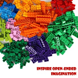 Lekebaby Building Bricks, Classic 1200 Pieces Building Blocks Refill Packs Compatible with All Major Brands(No Baseplates Included), Gifts Presents for Boys Girls 6 Years Old and Up