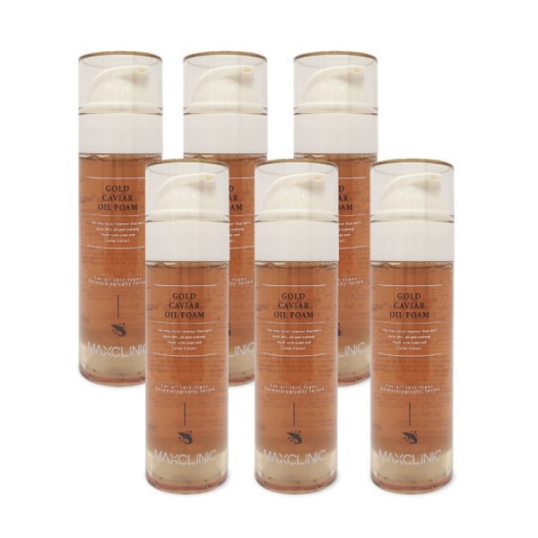 Max Clinic Gold Caviar Oil Foam Cleanser 110g x 6