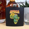 6oz (170ml) 'Map of Africa' Pocket Hip Flask (HP00037906)