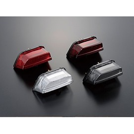 POSH 071090-91 Motorcycle Accessories LED Tail Lamp, ZRX400/ZRX1100/ZRX1200 (-'08), Clear