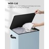SOLEDI Laundry Hamper with Lid 100L Large & Tall Collapsible
