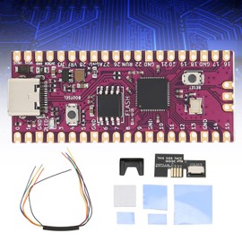 for Raspberry Pi Pico Board RP2040 Dual Core 264KB ARM Cortex M0+ Processor Flexible Microcontroller Board with SD2SP2 SDLoad SDL Adapter for NGC (black)