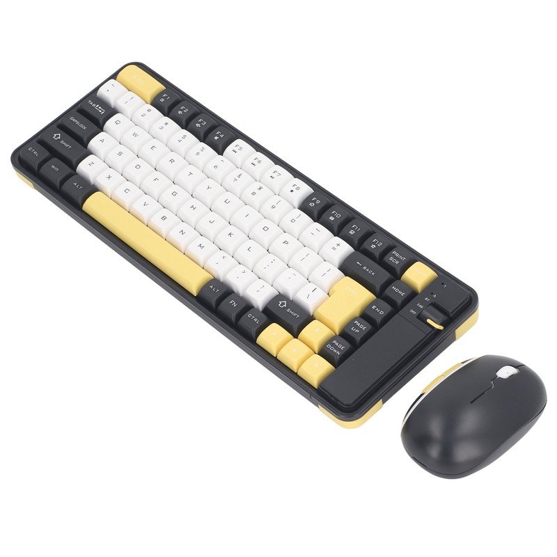 Keyboard and Mouse Combo 84 Keys QWERTY Layout USB Receiver