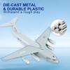 CORPER TOYS Diecast Plane Metal Pull-Back Aircraft Toys Air Plane