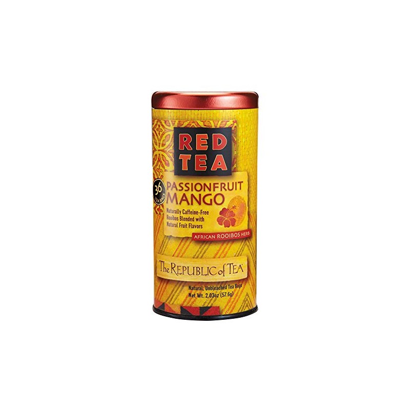 The Republic of Tea Passionfruit Mango Red Tea, 36 Tea