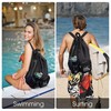 Mesh Beach Backpack Adjustable Shoulder Strap Lightweight Breathable Mesh and