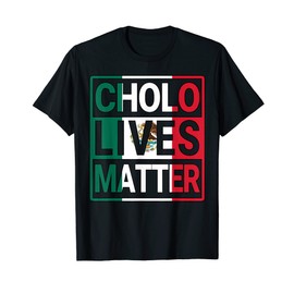 Mexican Flag Cholo Lives Matter Mexico Hispanic Heritage T-Shirt