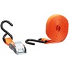 Hyper Tough 10-Foot Buckle Strap Tie-Down, Orange, Stainless Steel, Universal
