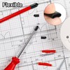 PATIKIL 120pcs 6mm Vinyl Rubber End Caps Flexible Bolt Screw