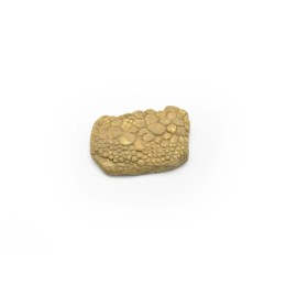 Safari Dinosaur Skin Fossil Plastic Replica Hadrosaur  1 7/8 inches long - F4100 B96 - LIGHTER ROCK