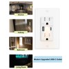 Night Light USB C Outlet,KCMYTONER 2PK 15A Fast Charging Wall