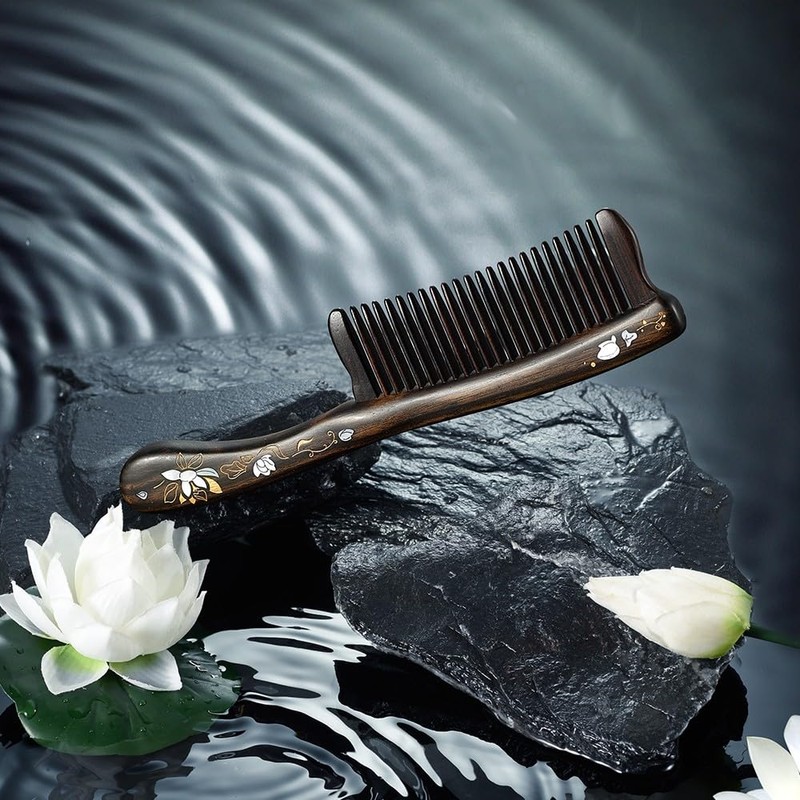 TAN MUJIANG Wooden Comb Hair Care Premium Set Comb Anti-Static