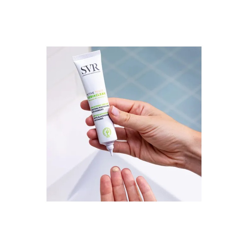 Svr Sebiaclear Active Teinte 40ml Tratamiento Acné Con Color