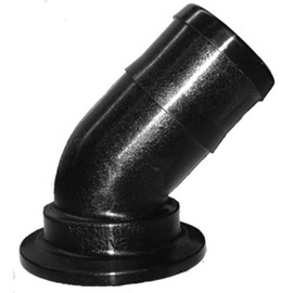 Banjo M100BRB45 Manifold Fitting, 1" Flange x 1" 45 Degree Hose Barb Elbow