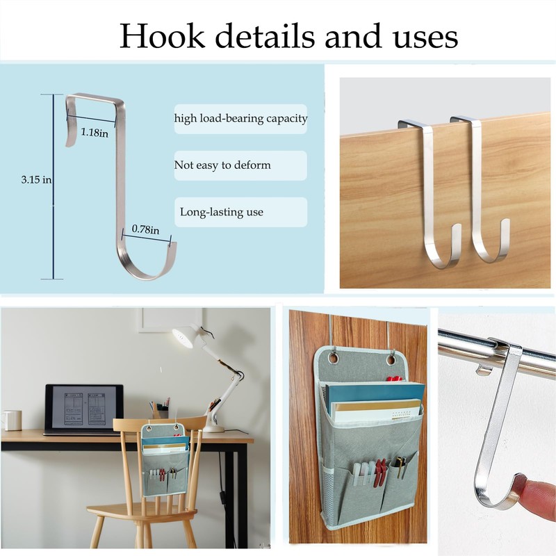 Hanging Basket for Organizing, Wall Organizer with Pockets and Over