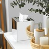 J JACKCUBE DESIGN Overall Acrylic Square Tissue Box Cover Holder