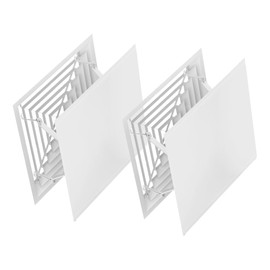 SHINEOFI 2pcs Ceiling Air Conditioner Deflector with Hooks Stylish Windshield for Central Air Conditioners Easy Installation for Comfortable Indoor Atmosphere