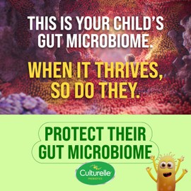 Culturelle - Gomitas probióticas diarias Prebiótico + Probiótico de la marca probiótica más confiable Ayuda a mantener un intestino saludable Sin gluten y lácteos Mezcla de sabor natural de bayas , Kids Daily Probiotic, 30 Gummies
