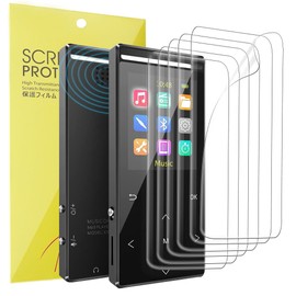 Lamshaw Compatible for MUSRUN MP3 Screen Protector, [6 Pack] Full Coverage TPU Clear Film Compatible for MUSRUN K188 MP3 Player (TPU-6 Pack)