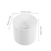 Toddmomy 2cps Golf Cups Holes: White Plastic Golf Putting Cup