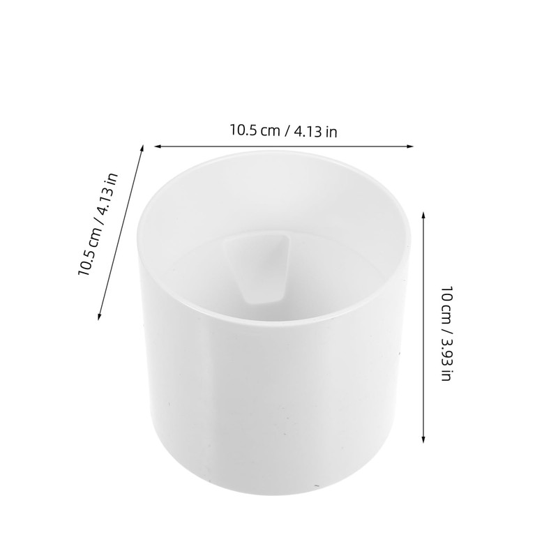 Toddmomy 2cps Golf Cups Holes: White Plastic Golf Putting Cup