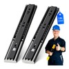 YENUO Push to Open Drawer Slides Full Extension Rail 12