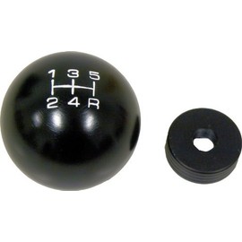 VMS RACING 10x1.25mm Thread 5 Speed Round Ball Type-R Shift Knob in Black Billet Aluminum for Mazda 3 Miata MX3 MX5 MX6 Eunos Protégé 5 323 626 Mazdaspeed JDM