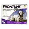 Frontline Plus for Dogs 45-88 lbs 3 Pack Genuine USA