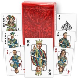 American Royalty Made in USA Trump Playing Cards - Casino Grade Cardstock with Linen Finish - Poker Size