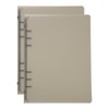 PATIKIL A5 Binder Cover, 2 Pcs PP 6 Ring Loose