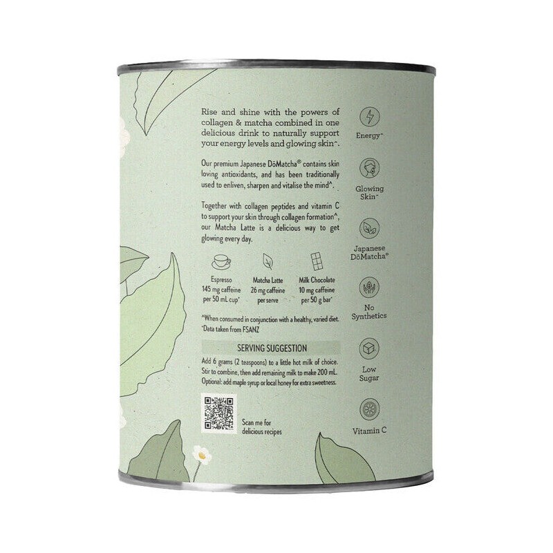 Nutra Organics Collagen Matcha Latte, 100g