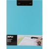 APLI 17206 Clipboard with Flap Premium Blue A4