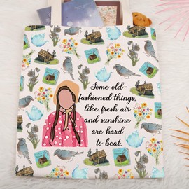 Little House Book Inspired Tote Bag Laura Fans Gift Prairie Gift Reader Lover Handbag (Some old-fashioned things ca)