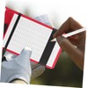 BIUDECO Golf Scorecard Holder Golf Yardage Book Golfing Notebook Portable